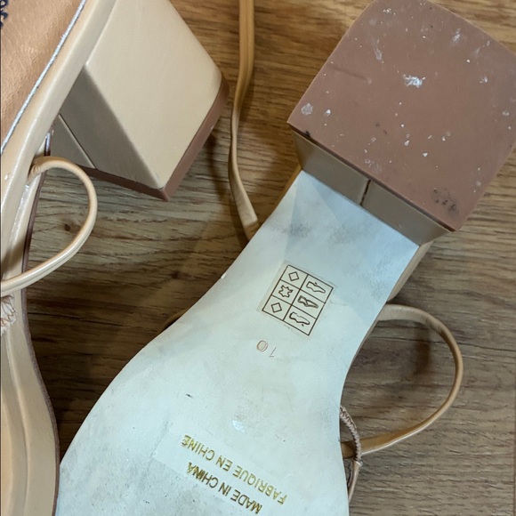 Jeffrey Campbell Nude Heeled Sandals - Picture 3 of 3